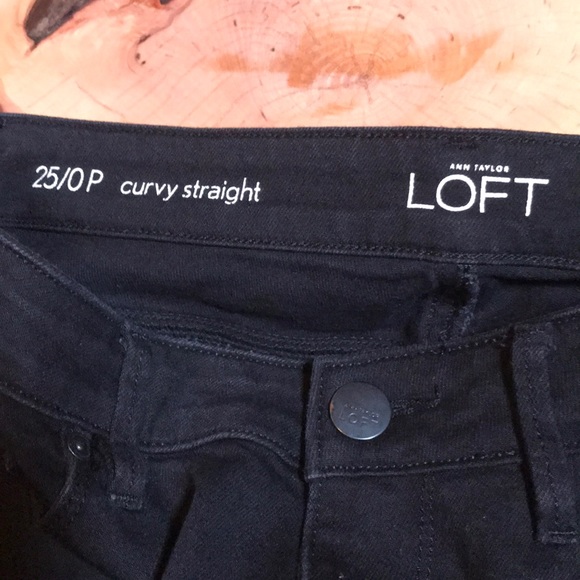 LOFT Denim - Ann Taylor LOFT Curvy Straight Jeans